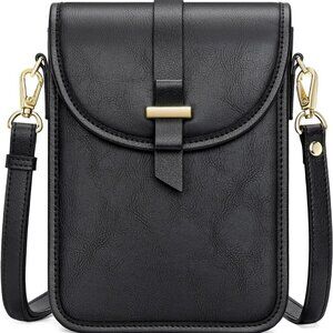 Trendy Small Crossbody Bags for Women, Leather Cell Phone Purse Travel Cross Bod